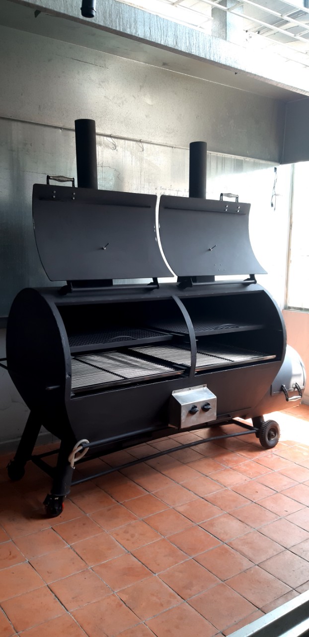 Lò Nướng Tách Khói Hai Khoang - Ảnh 4