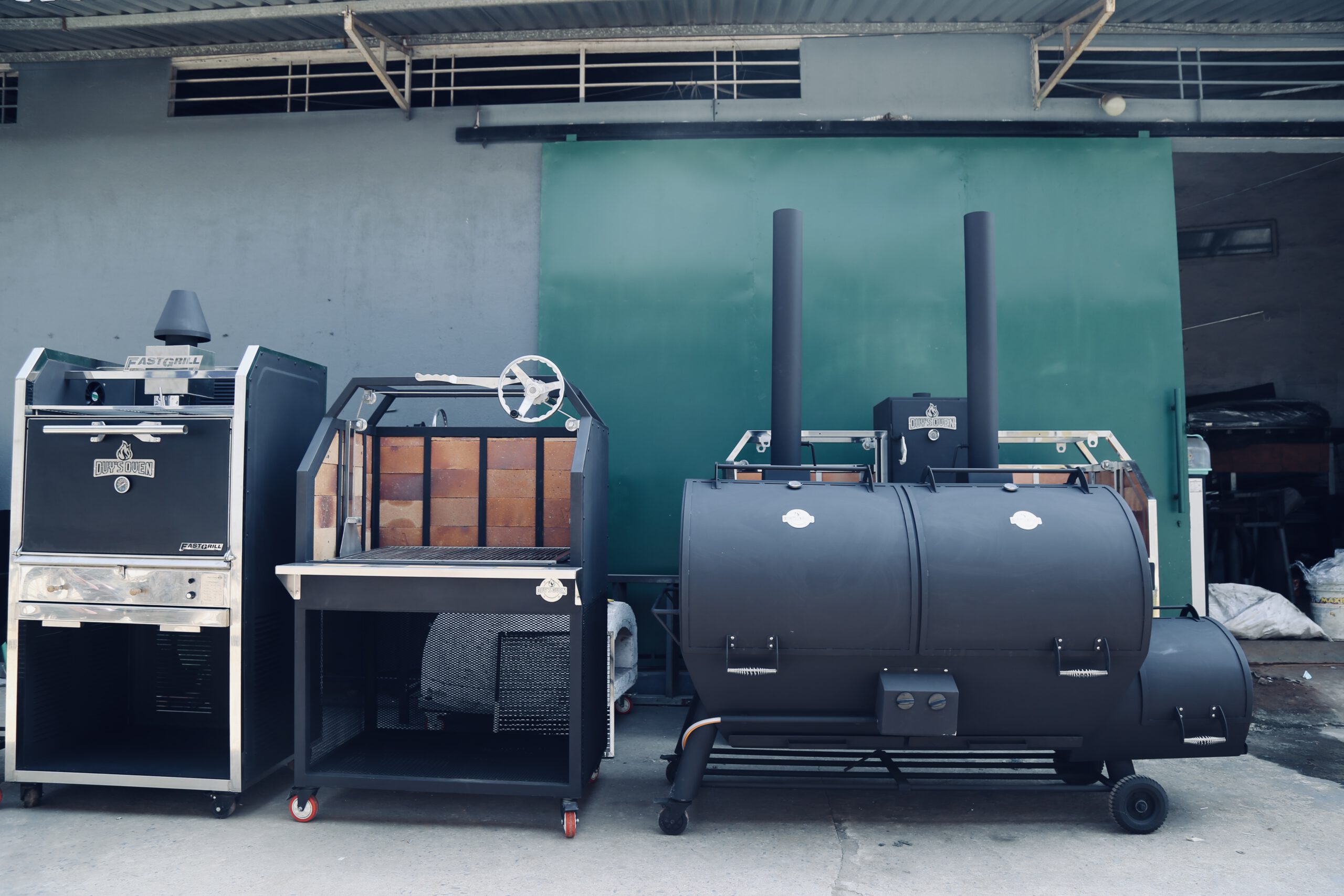 Lò Nướng Tách Khói Hai Khoang - Ảnh 5