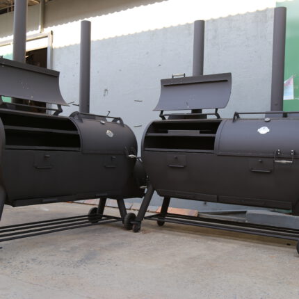 Lò Nướng Tách Khói Hai Khoang