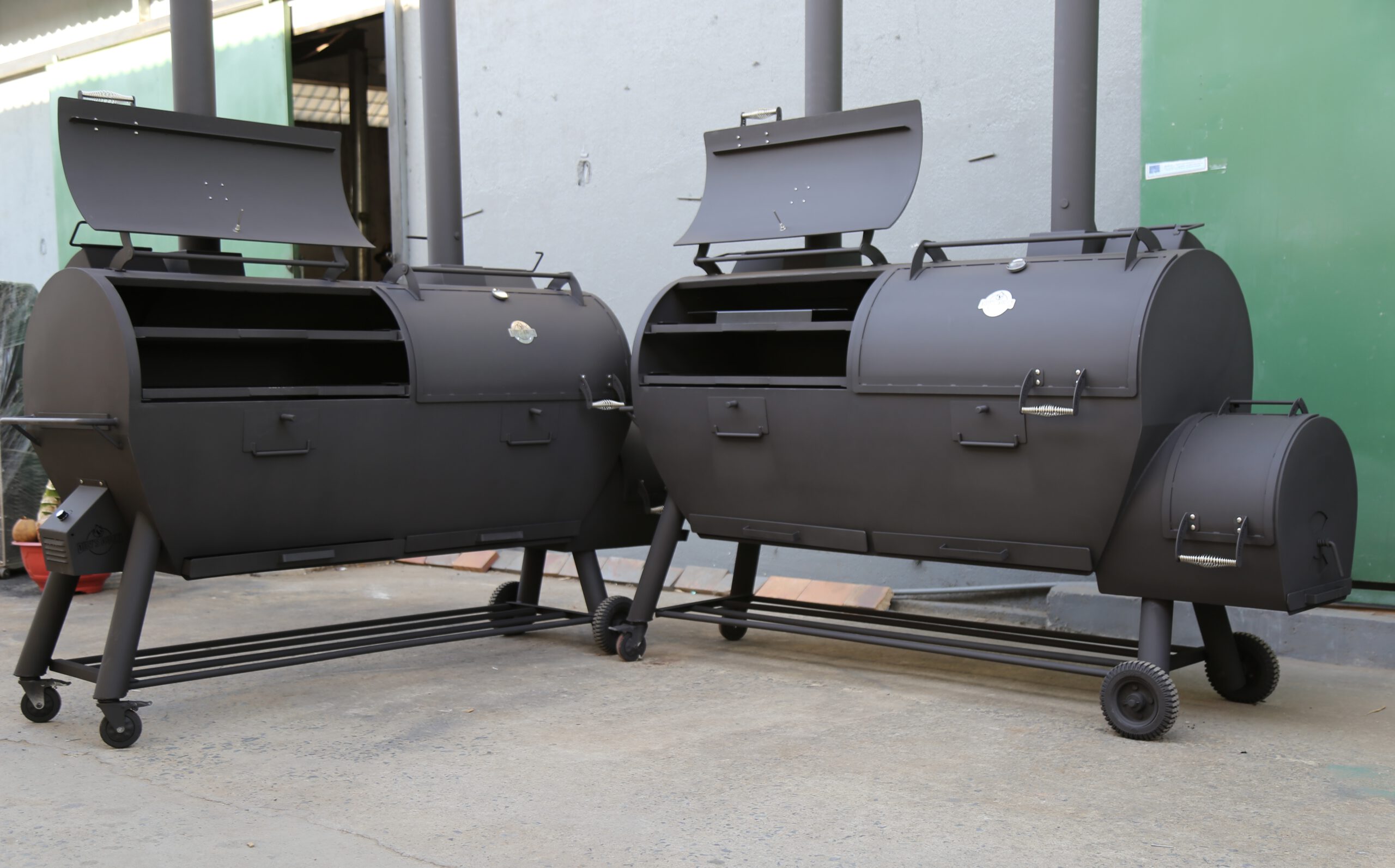 Lò Nướng Tách Khói Hai Khoang - Ảnh 2