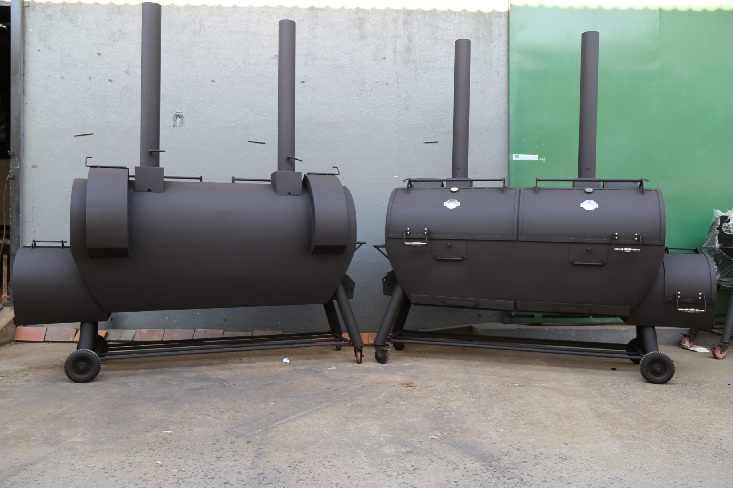 Lò Nướng Tách Khói Hai Khoang - Ảnh 3