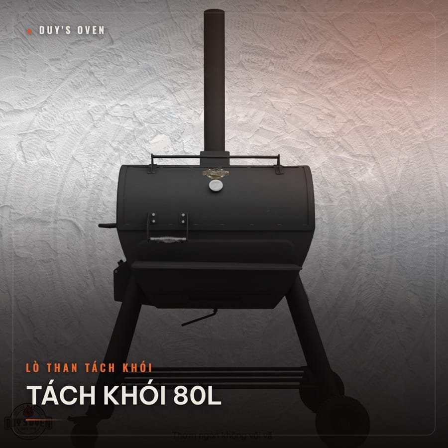 Lò Nướng Than Tách Khói 80L
