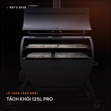 Lò nướng than tách khói 125L Pro