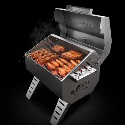 Lò Eco Inox 304 — nướng mini di động