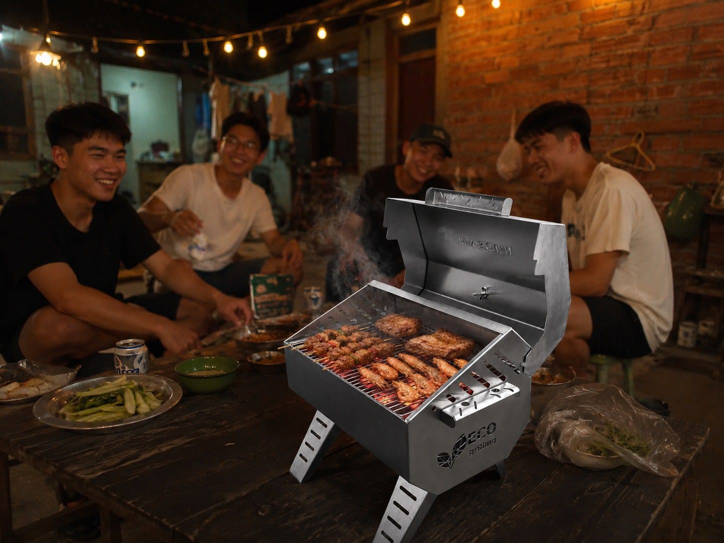 Lò Eco Inox nướng ở nhà trọ