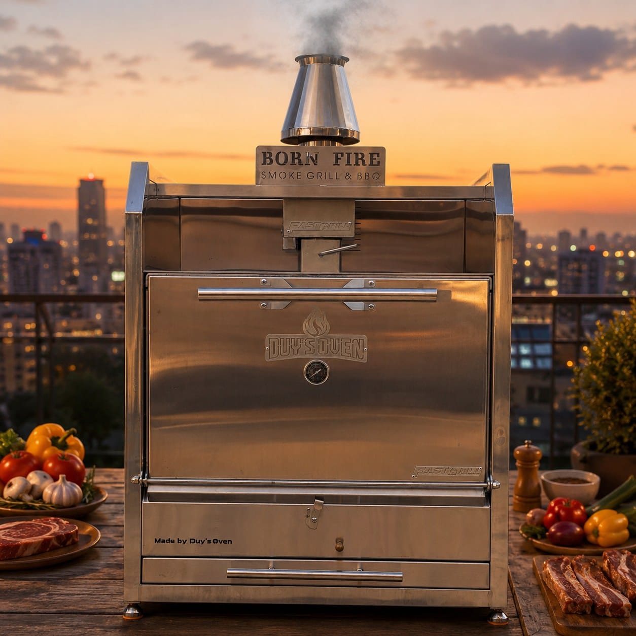 FastGrill Compact – Lò nướng than để bàn - Ảnh 4