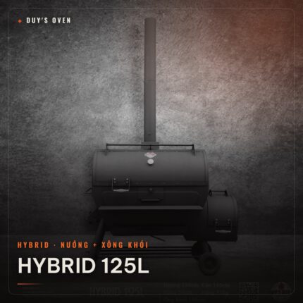 Lò Nướng Than Tách Khói Hybrid 125L